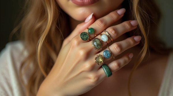 Sublimez votre style avec des bagues en pierre unique